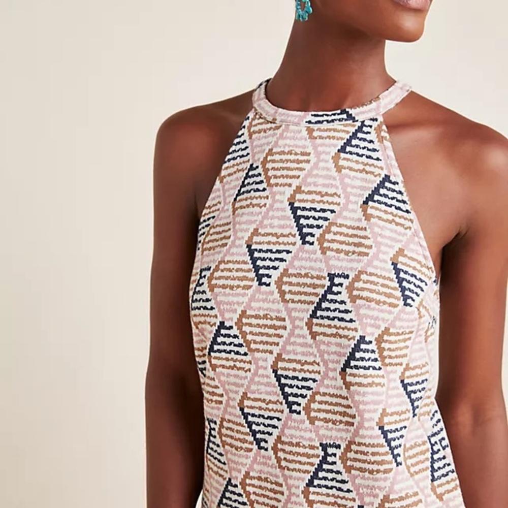 Anthropologie Lindsay Structured Halter Top